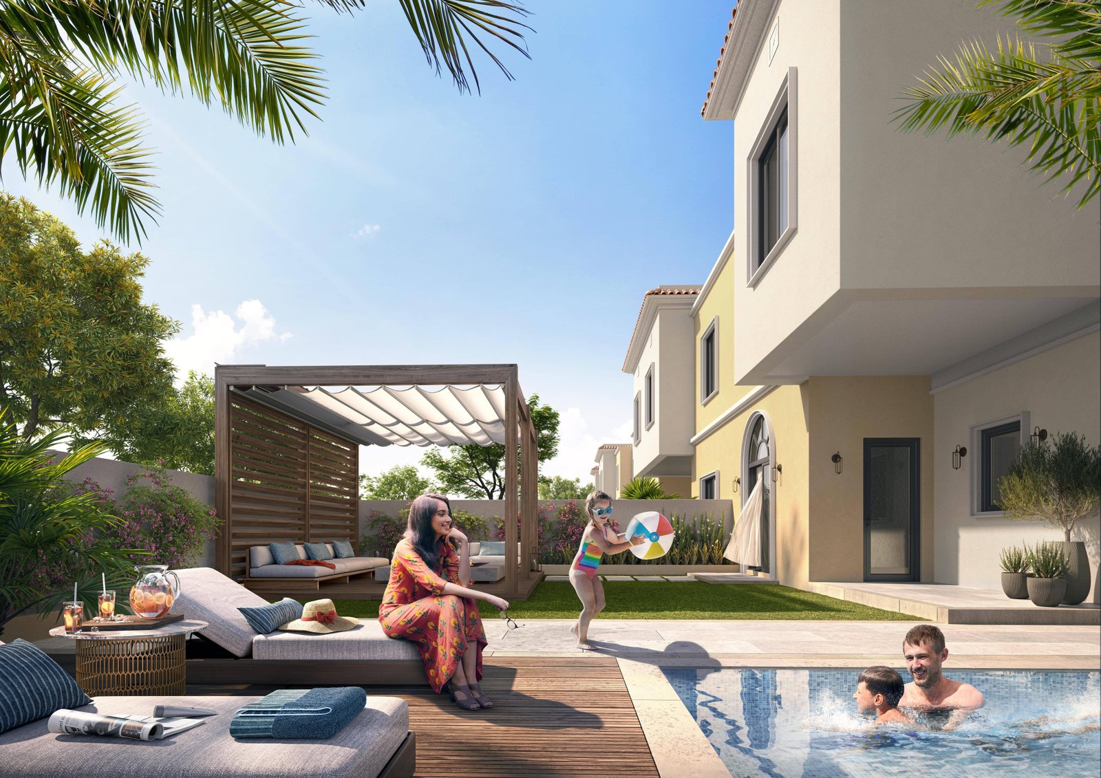 Yas Park Gate Yas Island gated residential community with parks, open spaces, and family-friendly outdoor environment