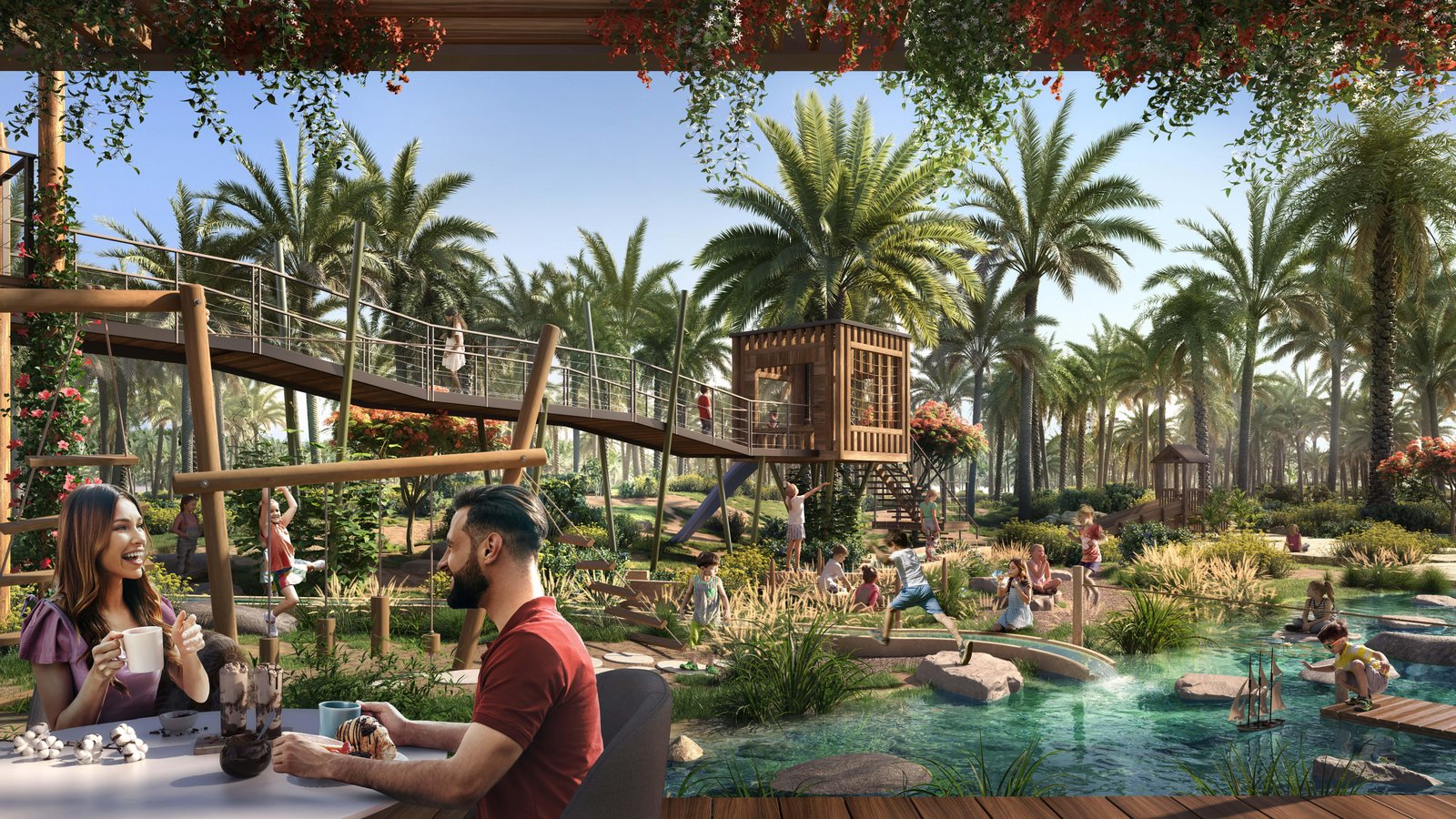 Yas Park Gate Abu Dhabi premium villas and townhomes with contemporary interiors and natural surroundings